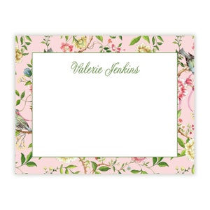 Druckbares Briefpapier für Frauen, personalisierte Grußkarten, Lehrer Valentinstag Geschenk, Muttertagsgeschenk, individuelle Chinoiserie Grußkarte
