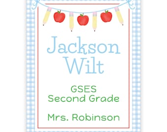 PRINTABLE Editable School Binder Cover | 8.5x11 Personalized Corjl Template | Self-Edit Printable Binder Cover for Students or Teachers