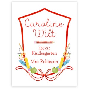 PRINTABLE Editable School Binder Cover | 8.5x11 Personalized Corjl Template | Self-Edit Printable Binder Cover for Students or Teachers