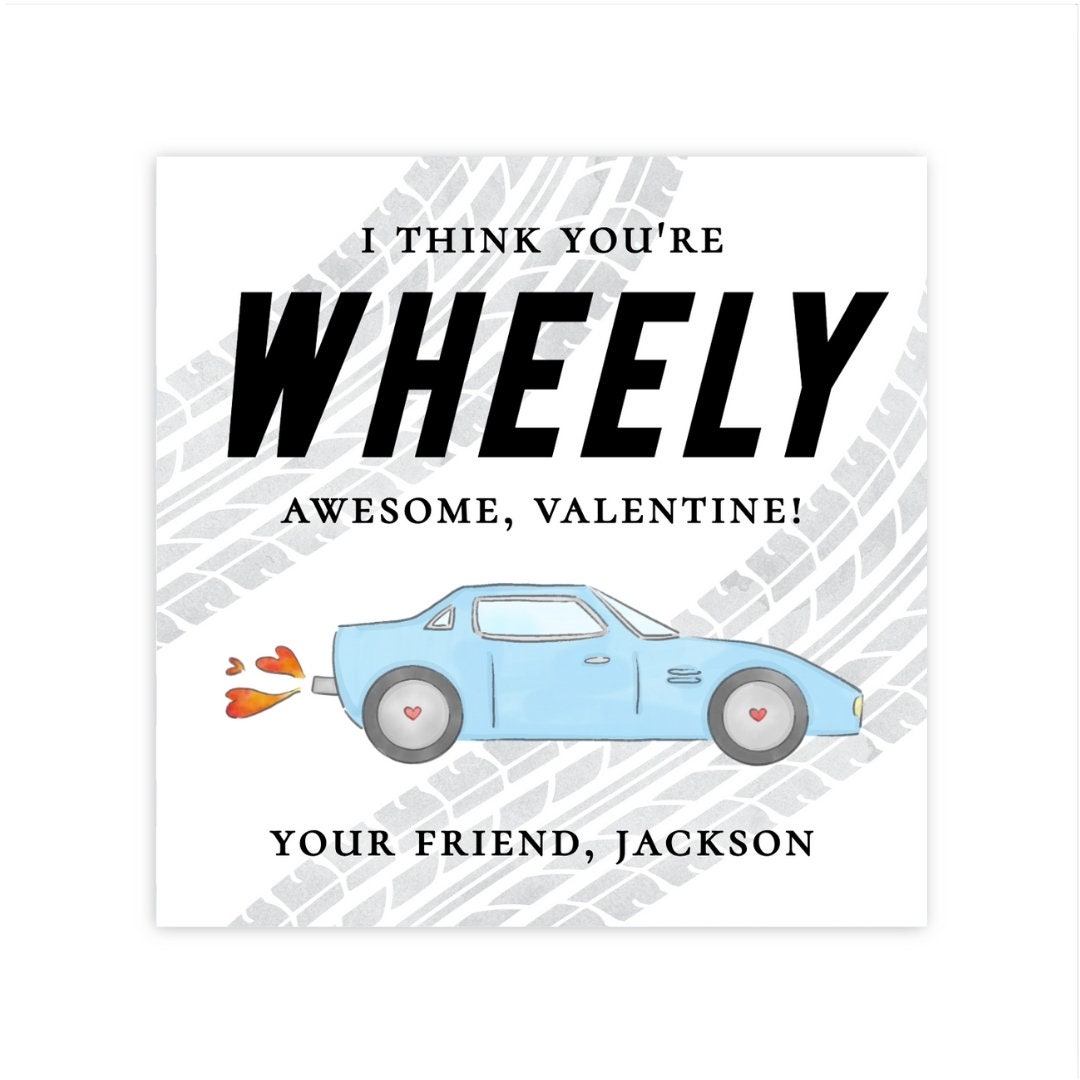 Printable Race Car Valentines Racecar Valentines Matchbox Car Valentines Boy Valentines