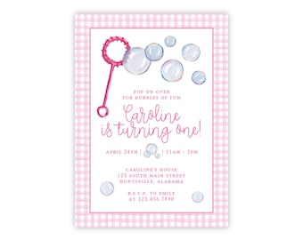 Printable Bubble Party Invitation, Bubble Invitation, Bubble Birthday Party Invitation,  Bubble Birthday Invitation, Bubble Party Invite