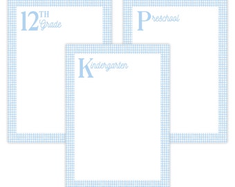 PRINTABLE Blank School Memory Pages K–12 | Editable School Memory Book Template | Back-to-School Keepsake PDF