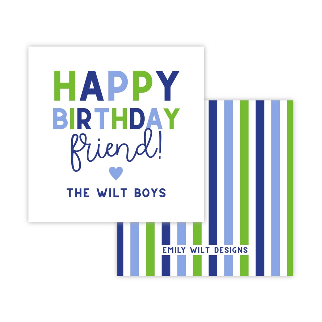 Printable Happy Birthday Gift Tags, Printable Birthday Gift Tags, Custom Birthday Gift Tags