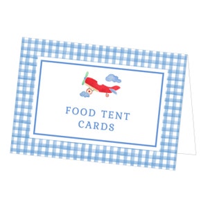 Cartes Imprimables D'anniversaire D'avion, Fête D'anniversaire D'avion, Cartes Tente D'anniversaire D'avion, Fête D'avion, Le Temps Passe