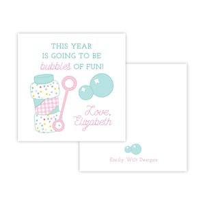 PRINTABLE Back to School Favor Tags | Editable 3x3&quot; Corjl Template | Printable Gift Tags for Teacher or Student | Self-Edit School Tag