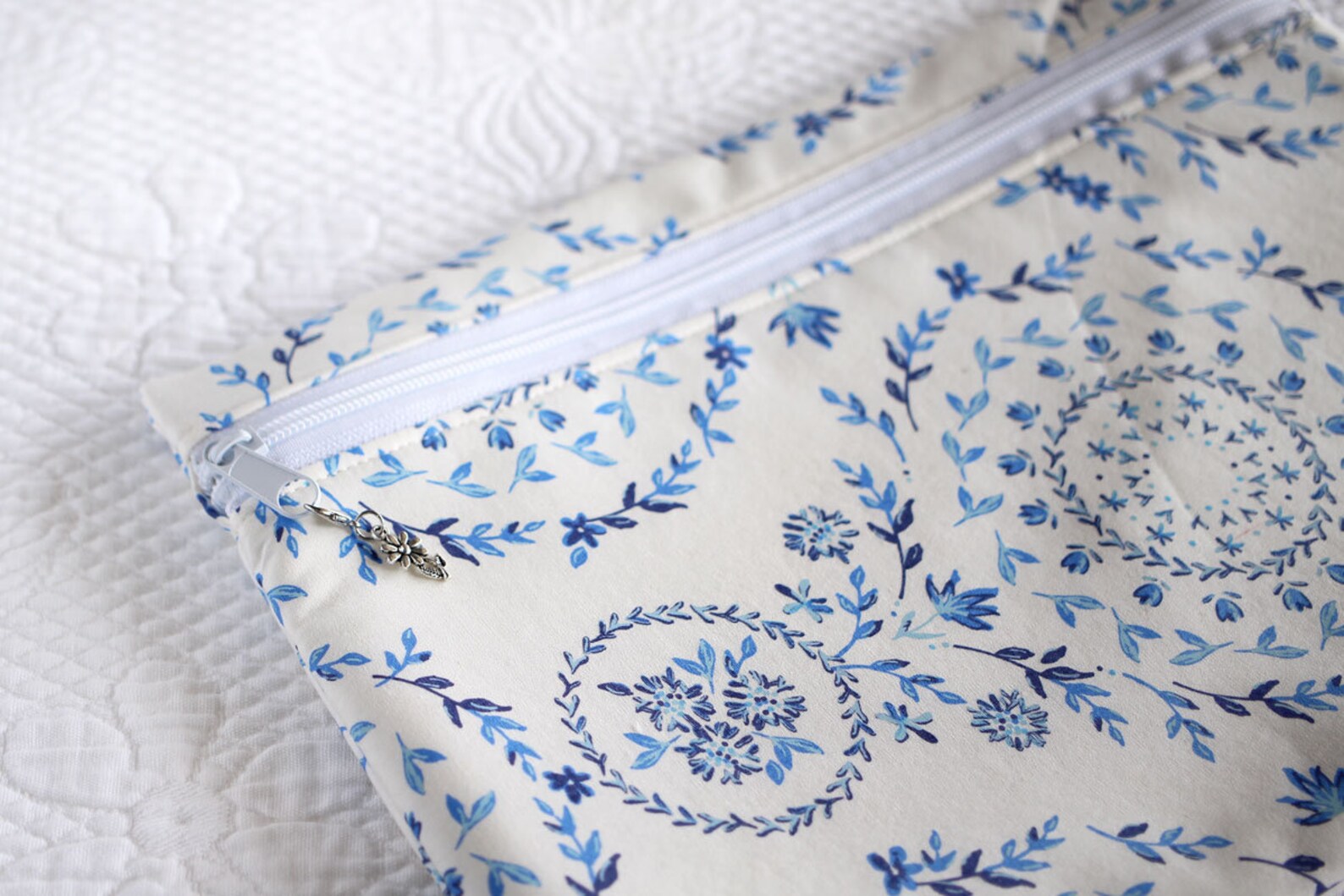 Cross Stitch Project Bag Edelweiss Ode fabric Needlework Etsy