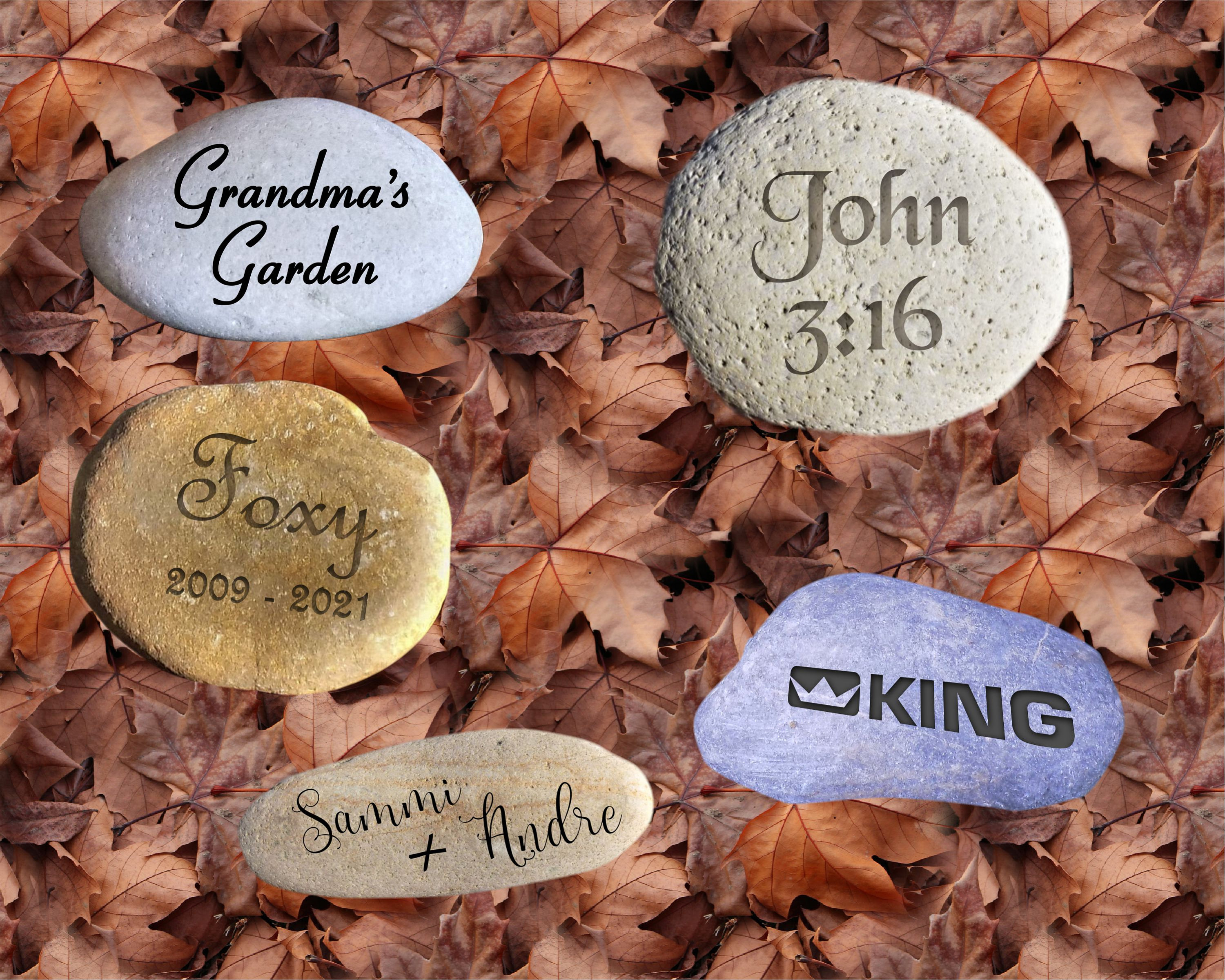 Large Engraved Rocks Engraved Rocks, Extra Large Engraved Rocks, 6 - 6 3/4 Inch - Etsy
