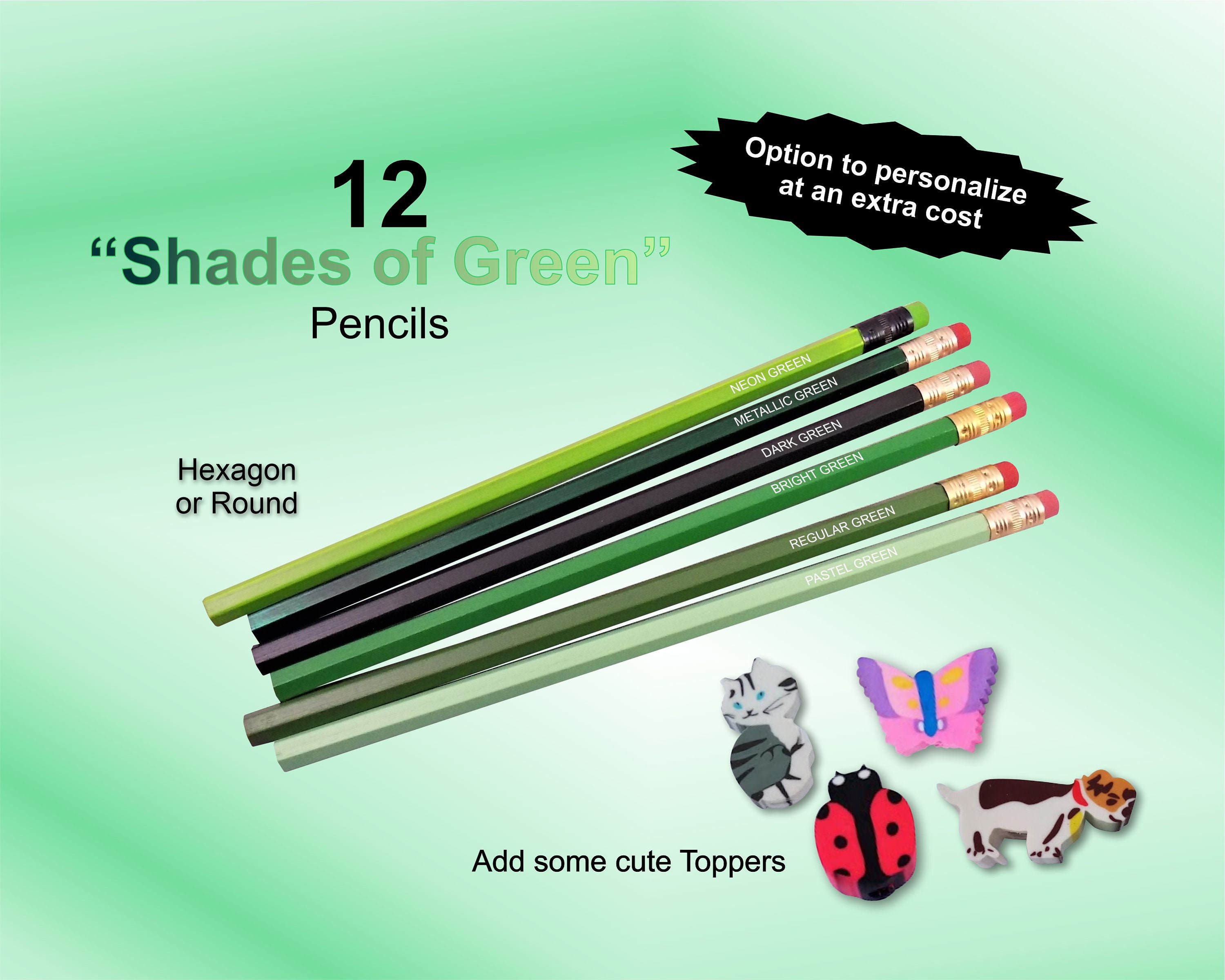 Gomme Crayons - Mini Gadget pour Calendriers de l'avent