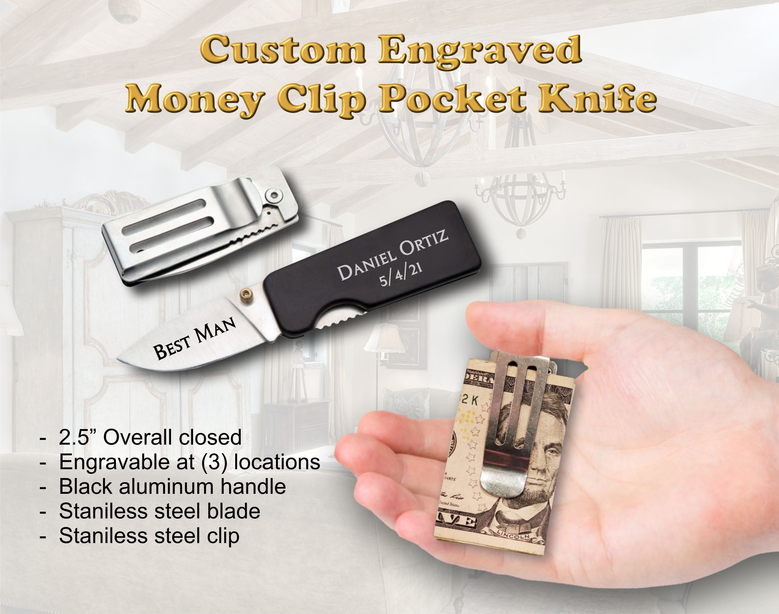 Money Clip Knife for sale 86 ads for used Money Clip Knifes