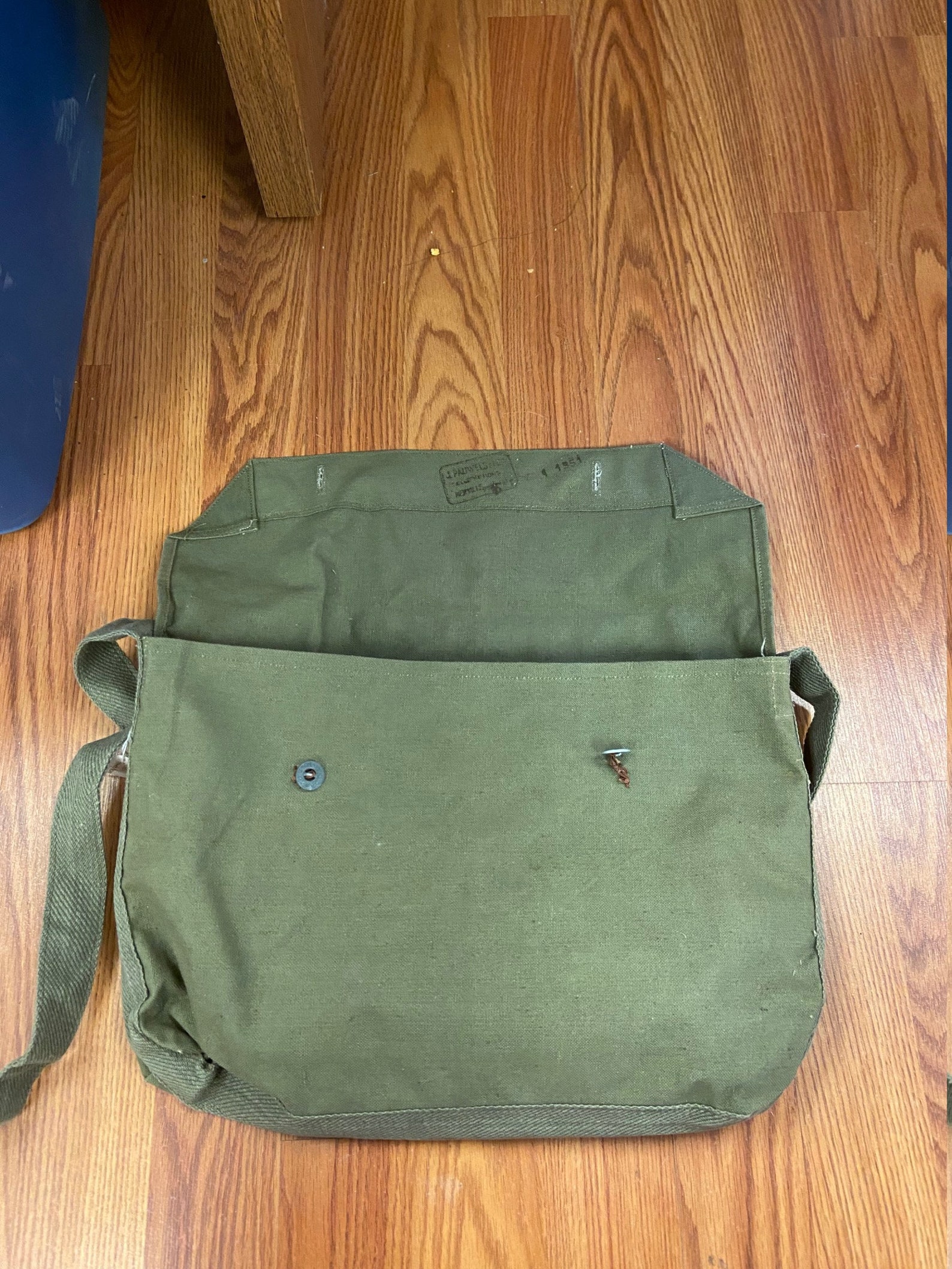 French Military WW2 Vintage Army Bag/ Messenger / Canvas Bags Etsy