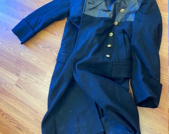 navy surplus bridge coat