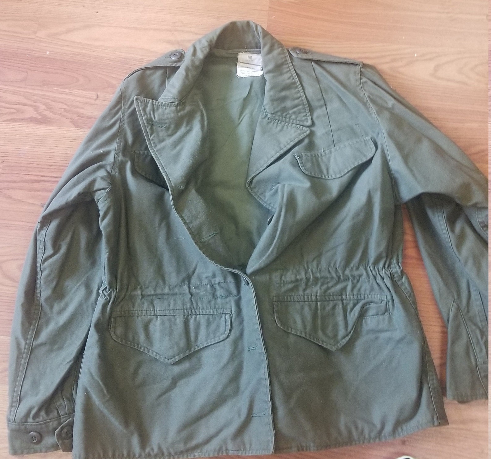 Womens army Fatigue jacket womens 16r army jacket army Etsy