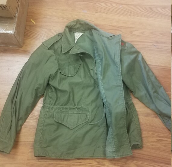 vintage womens Army Fatigue jacket , vietnam army