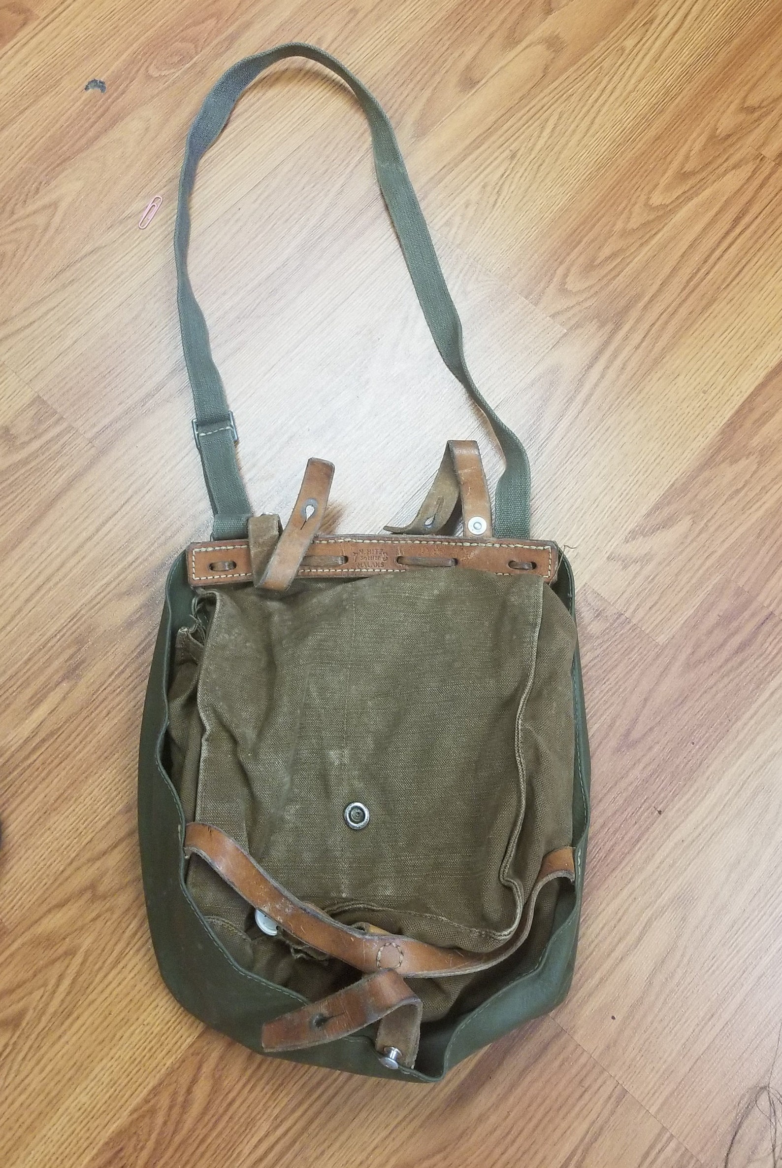 Vintage Swiss Army bread bag swiss messenger bag swiss Etsy