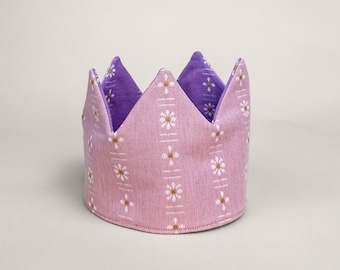 Daisy Dreams Birthday Crown | Cotton Keepsake Crown for Baby & Toddler