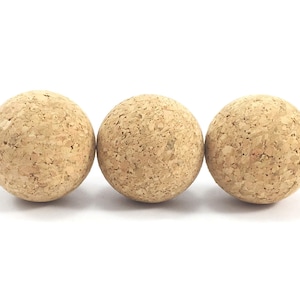 Cat Balls in Eco Friendly Cork Bark, Cat Chase Toy, Indoor Cat Balls, Fun and Interactive Cat Ball Toys, Natural Cat Toys, Kitten Toys