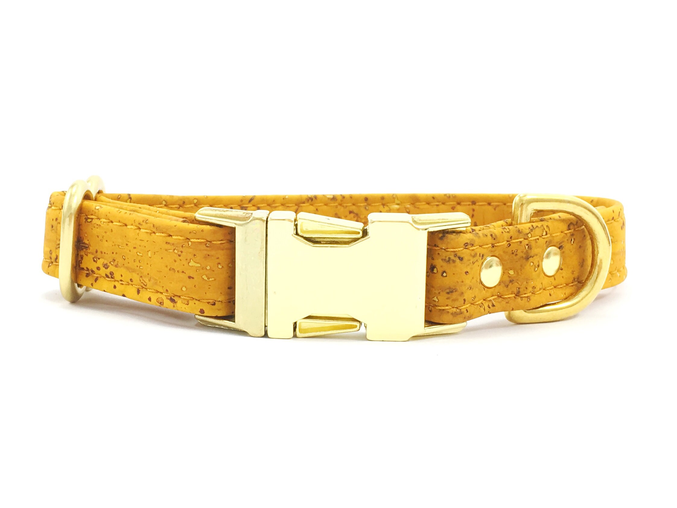 mustard yellow dog collar