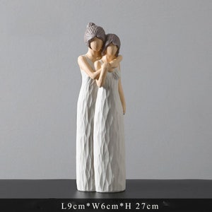 Sculpted Hand-Painted Figure,Be My Side,My Sister, My Friend, My Mother