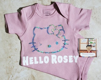 hello kitty onesie baby