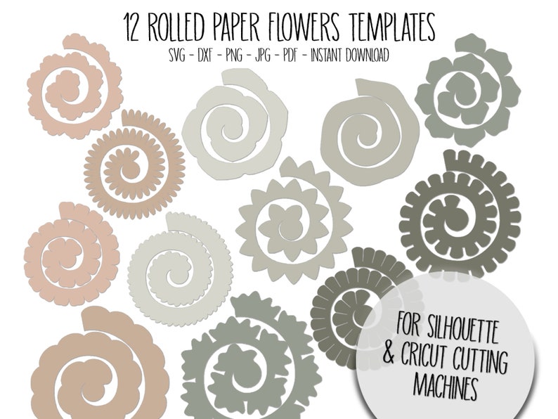 Free Free 176 3D Rolled Flower Svg Free SVG PNG EPS DXF File