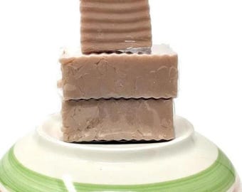 Rose Clay Soap: Bison Tallow & Donkey Milk, Unscented
