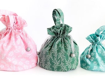 Drawstring Pouch Pattern/ 3 Sizes