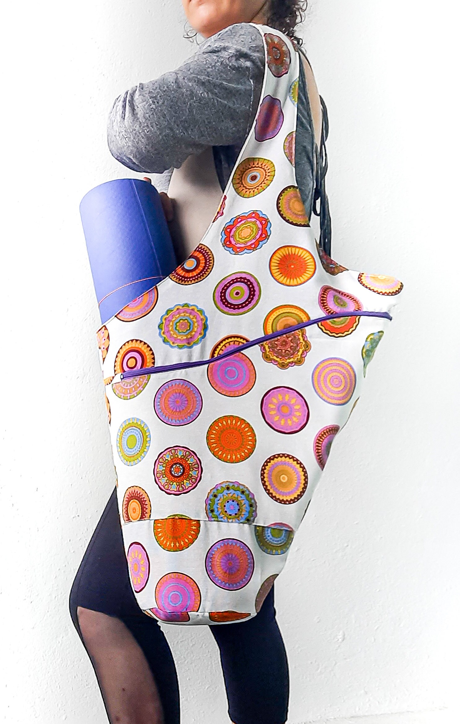 Cute Yoga Mat Bag/ 2 Different Design With Video Tutorial - Etsy UK