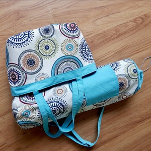 Tutorial: Charm square patchwork yoga mat bag – Sewing