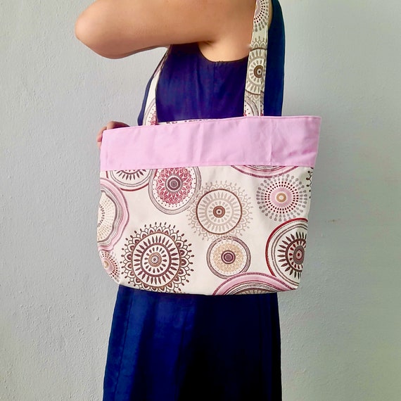 Zipper Tote Bag Etsy