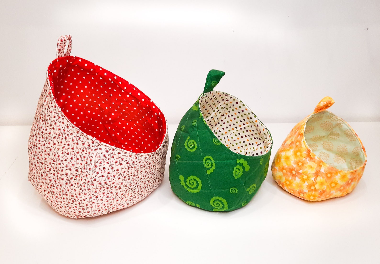 Fabric Bubble Basket Patterns/ 3 Sizes L/M/S /PDF Patterns Etsy