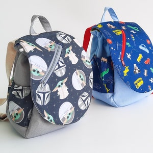 Schnittmuster Rucksack/ Kinder Rucksack in 2 verschiedenen Größen.