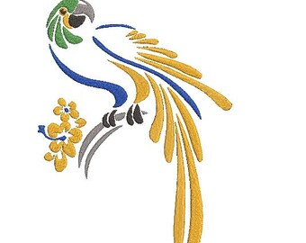 Parrot  Machine Embroidery Design