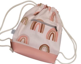 Drawstring Backpack Kids / Adult,  2 different sizes.