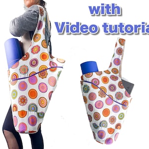 Cute Yoga Mat Bag/ 2 Different Design With Video Tutorial 