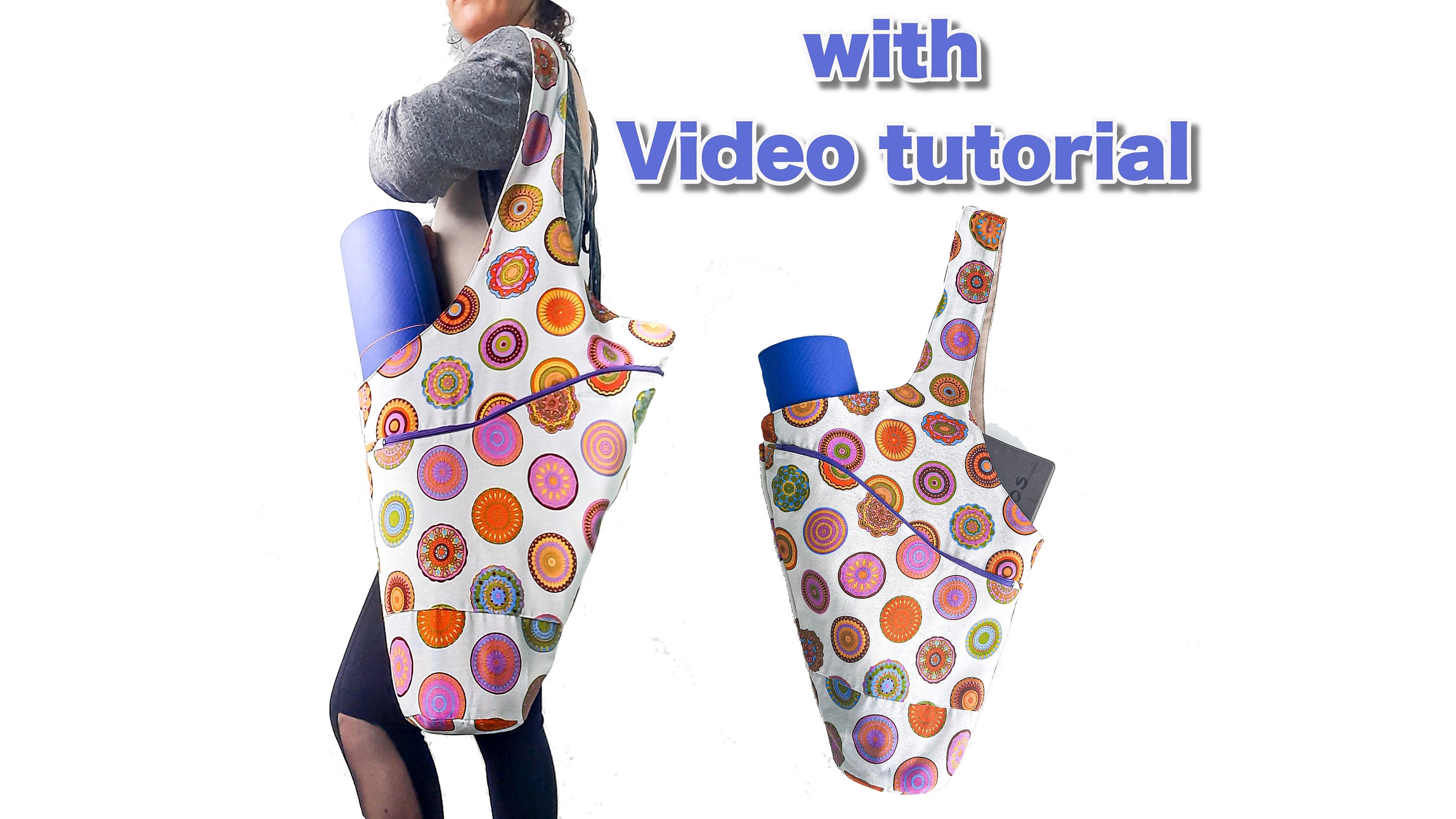 Minimal Tote Bag with Yoga Slider Patterns – Yabbey