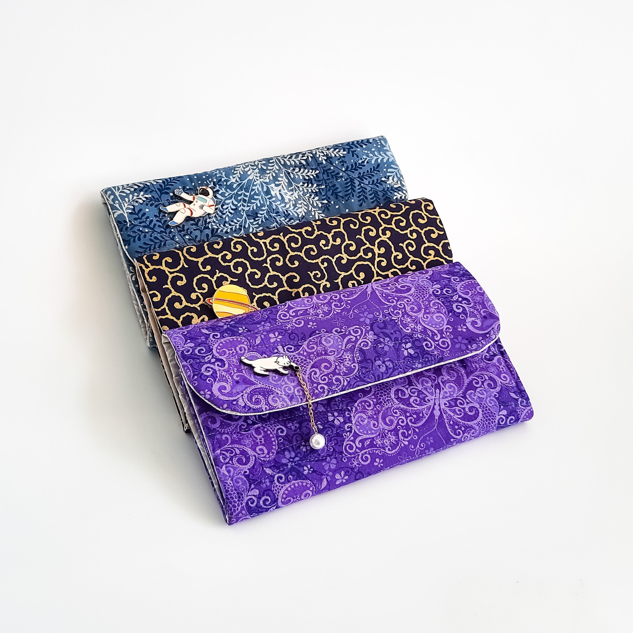 Accordion Long Wallet Pattern Etsy UK