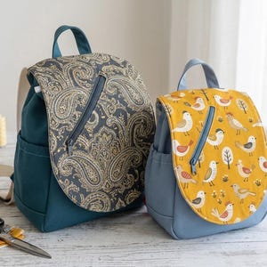 Cute Backpack Sewing Pattern/Children's Bag 2 different sizes.