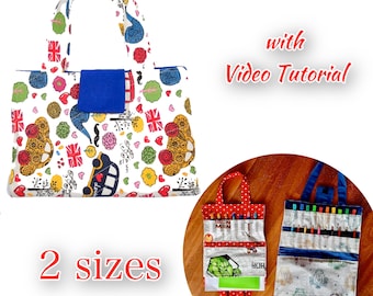 Crayon Bag Pattern / 2 sizes