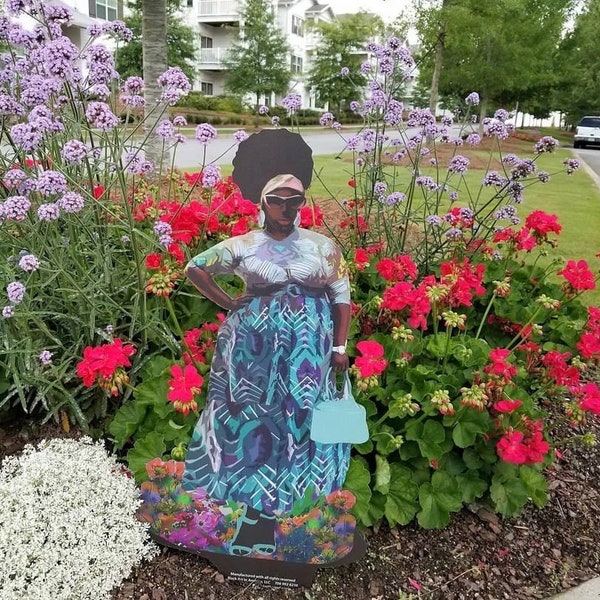 African American Garden Statues Etsy