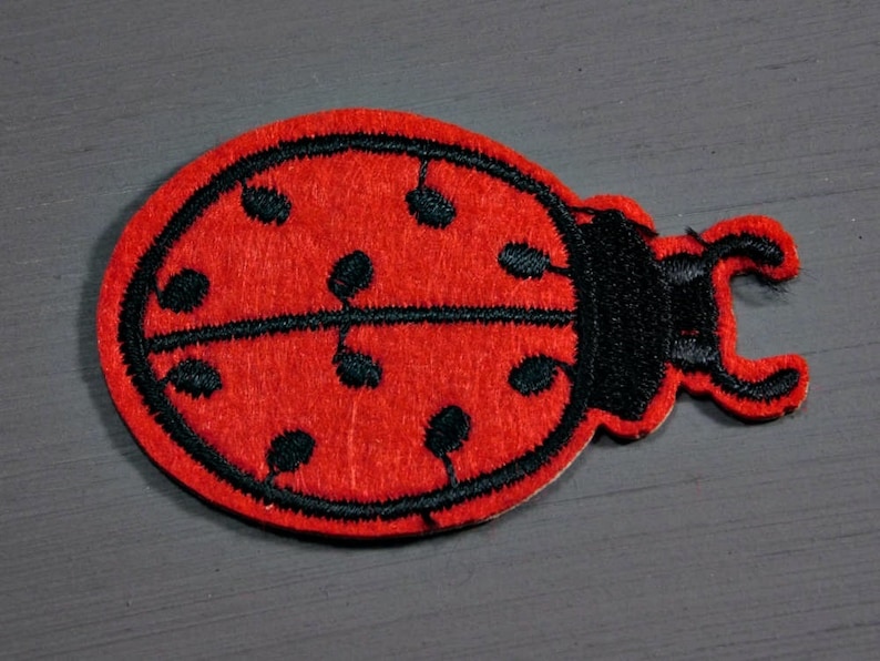 Iron on Patches, Embroidery Patches, Clothing Embellishments, Red