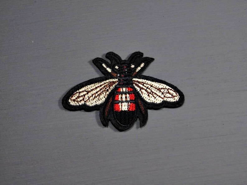 Iron on Patches, Embroidery Patches, Clothing Embellishments, Red