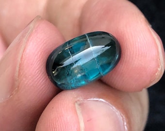 Indicolite Tourmaline Cabochon