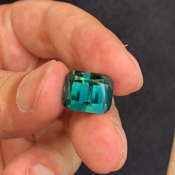 12.1ct Ethical Teal Blue Tourmaline - Perfect for Ring Making!