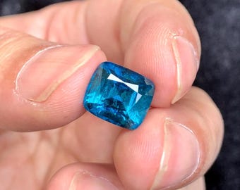 6.5ct Royal Indigo Natural Blue Vibrant Tourmaline Ethically Sourced