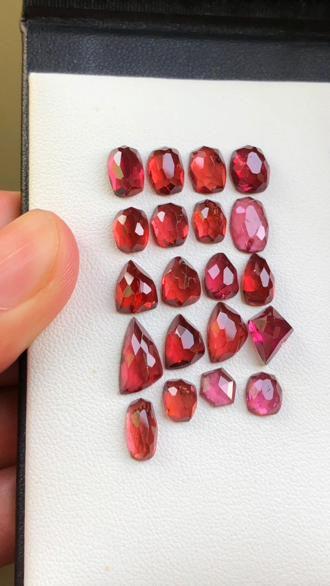 31 Carats Stunning Rhodolite 6mm to 12mm Etsy