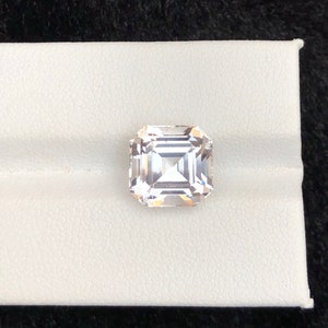 Funkelnder Morganit Ascher Cut - 6,25 Karat, ethisch bezogen aus Afghanistan, pinker Farbton