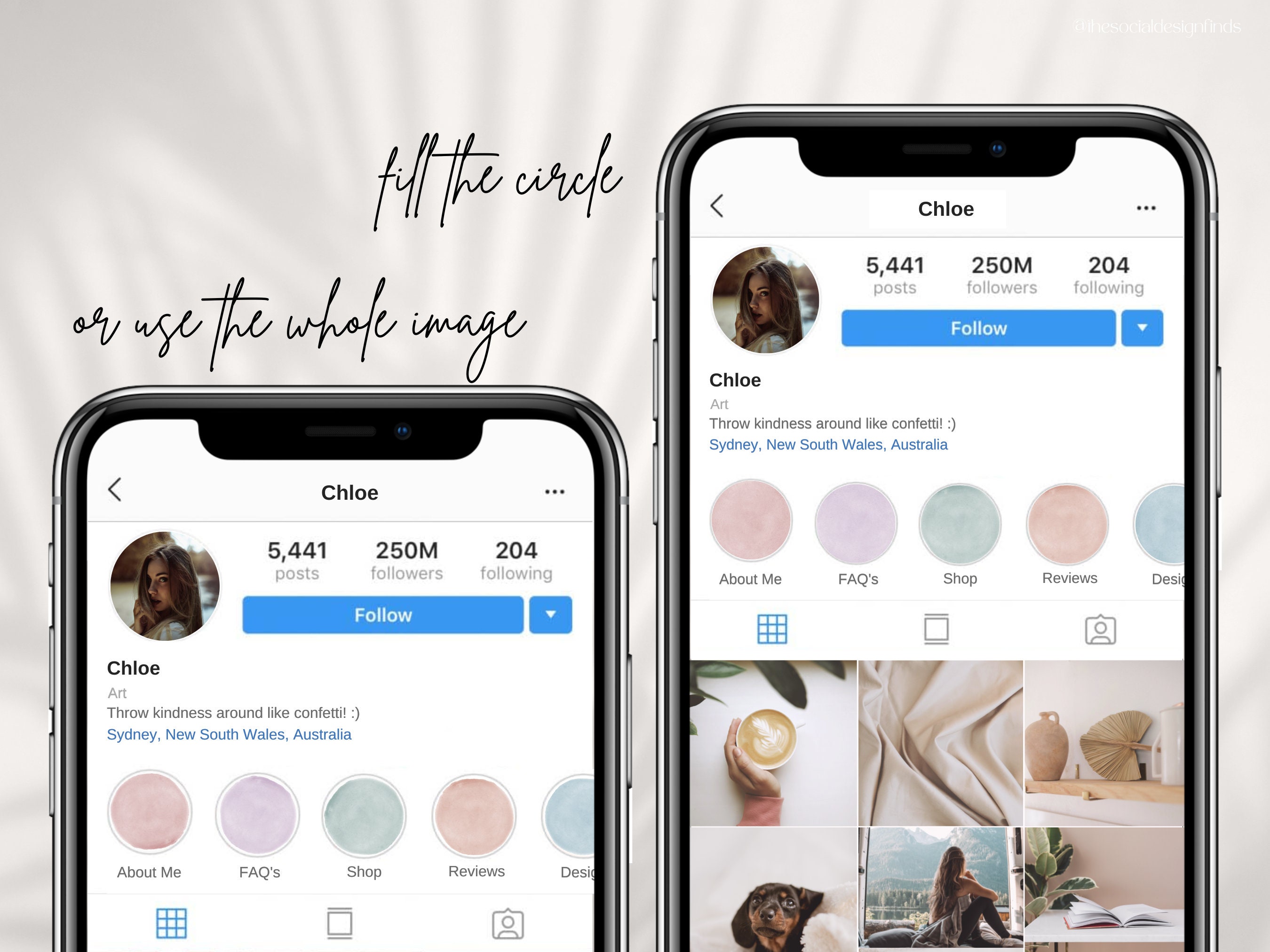 30 Boho Instagram Highlight Covers | Watercolor IG Story Icons ...