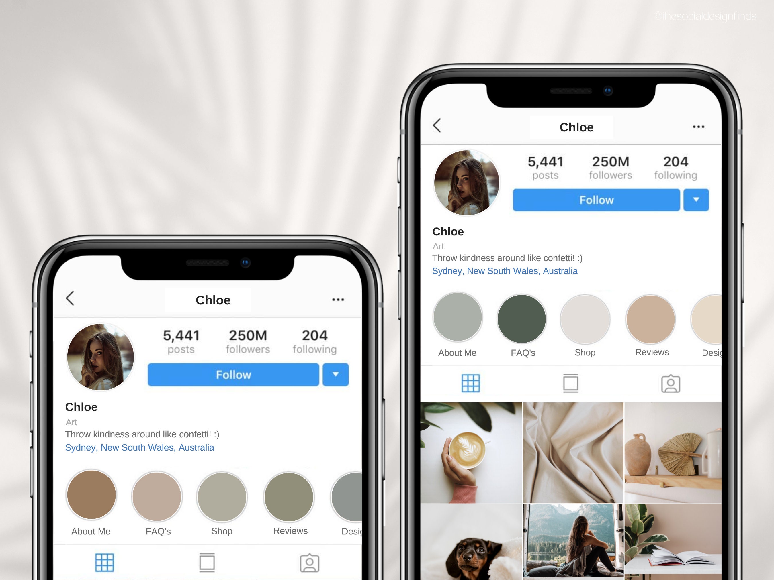 30 Earth Tones Instagram Highlight Covers | Earthy Neutral Instagram ...