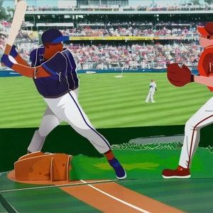 Tarjeta emergente de BÉISBOL - ¡Bater Up en 3D! - Tarjeta de béisbol en 3D - Tarjeta emergente deportiva - Tarjeta de cumpleaños de béisbol para hombres o mujeres - Tarjeta emergente de verano