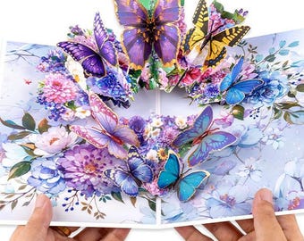 Butterfly Bouquet Pop Up Card